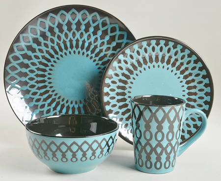 Sicily Blue 4 Piece Place Setting