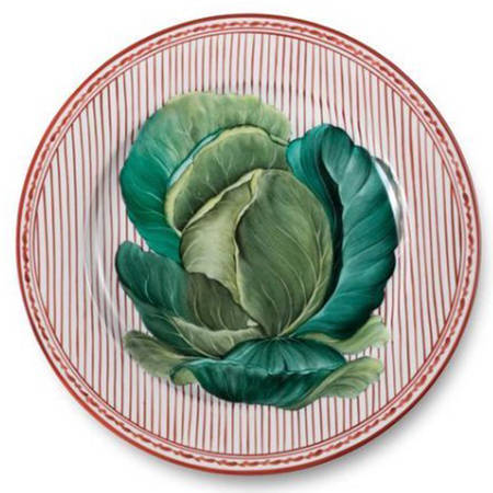 Potager Red Service Plate (Charger)