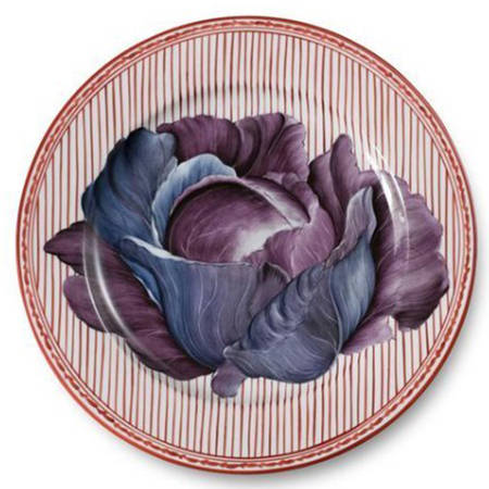 Potager Red Service Plate (Charger)