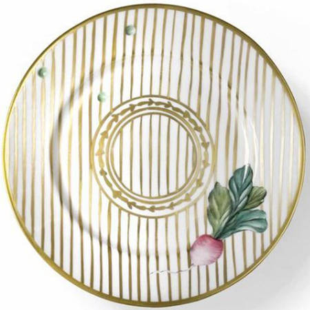 Potager Gold Bread & Butter Plate