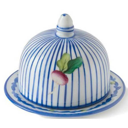 Potager Blue Lid for 1/4 Lb Butter