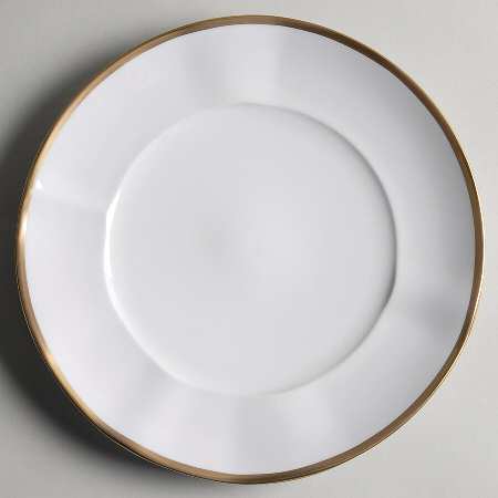 Simply Elegant Gold Salad Plate