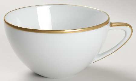 Simply Elegant Gold Flat Cup