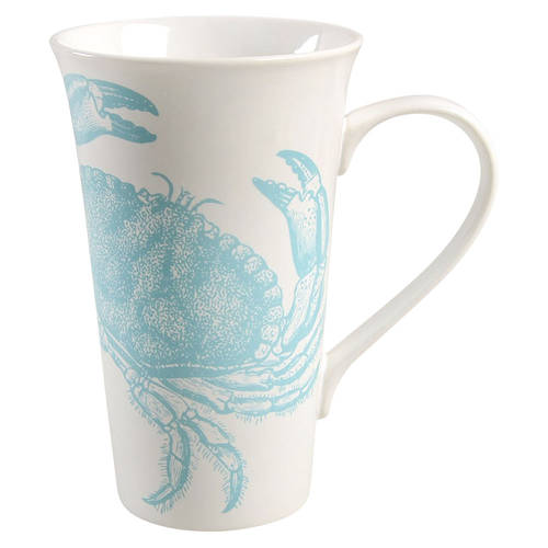 Coastal Life Blue Latte Mug