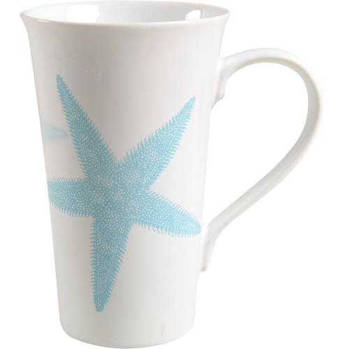 Coastal Life Blue Latte Mug