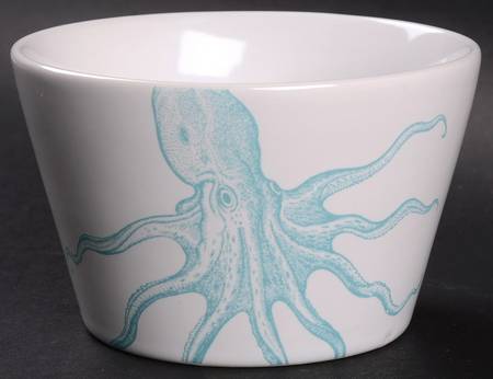 Coastal Life Blue Individual Appetizer Bowl