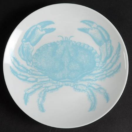 Coastal Life Blue Appetizer Plate
