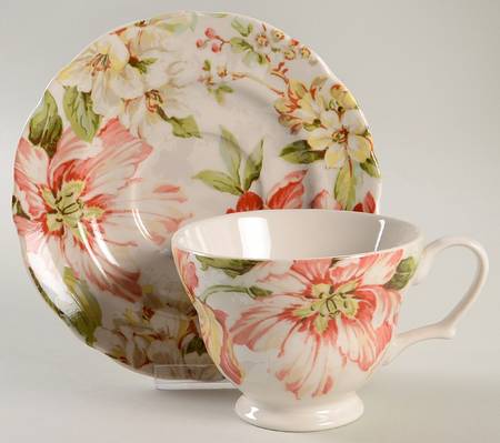 Ellis Footed Cup & Saucer Set