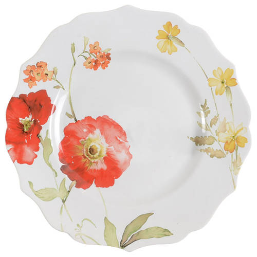 Gaia Red Salad Plate