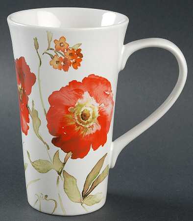 Gaia Red Latte Mug