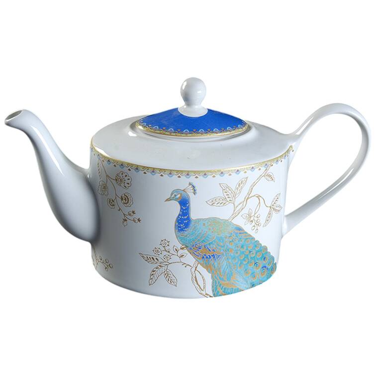 Peacock Garden Teapot & Lid