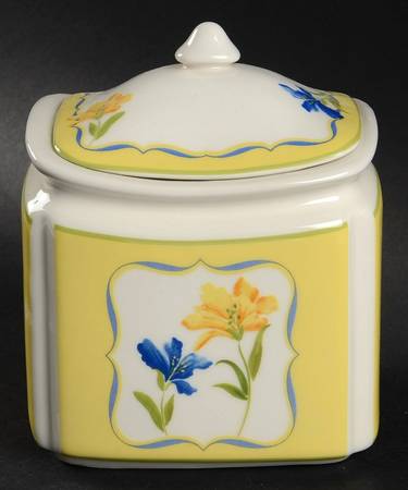 French Garden Small Canister & Lid