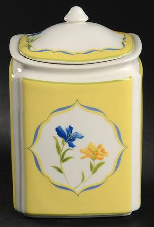 French Garden Medium Canister & Lid