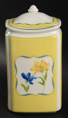 French Garden Large Canister & Lid