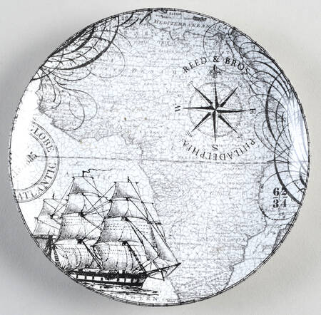 Due North Salad Plate