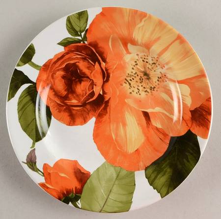Mirelle Orange Appetizer Plate