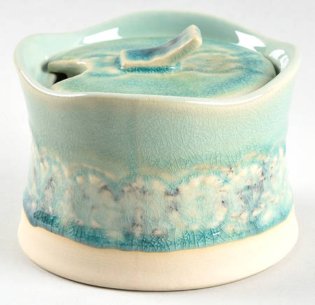 Old Havana Mint Sugar Bowl & Lid
