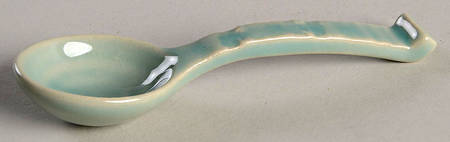 Old Havana Mint All Ceramic Sugar Spoon