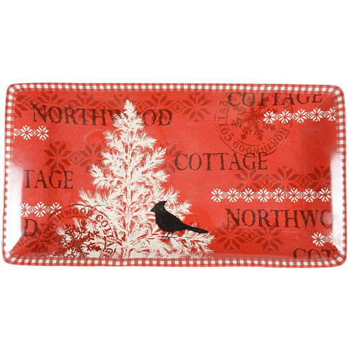 Northwood Cottage 12" Rectangular Serving Platter