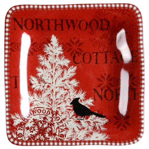 Northwood Cottage Square Salad Plate - Set of 4