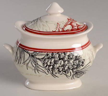 Joyful Sugar Bowl & Lid
