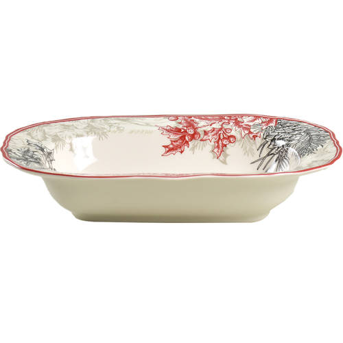 Joyful 11" Oval Vegetable Bowl
