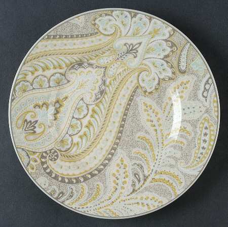 Demure Taupe Salad Plate