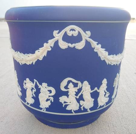 Jasper Blue 8" Jardiniere