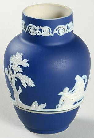 Jasper Blue 5" Vase