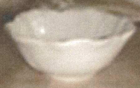 Petals White Soup/Cereal Bowl