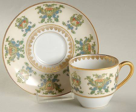 AHR977 Flat Demitasse Cup & Saucer Set