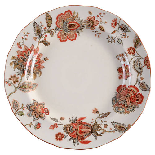 Winter Floral Red 12" Chop Plate (Round Platter)