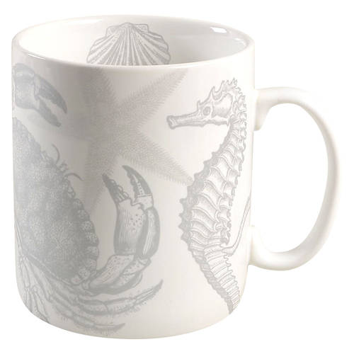 Coastal Life Silver (Gray) Jumbo Mug