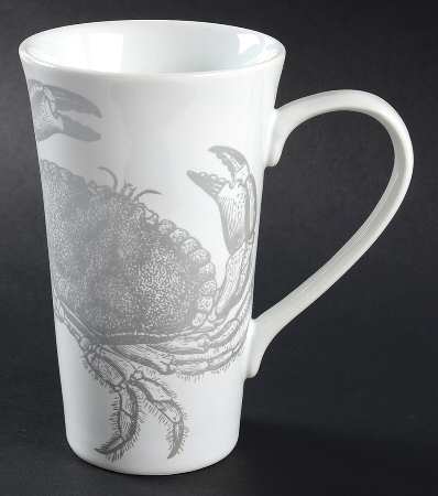 Coastal Life Silver (Gray) Latte Mug