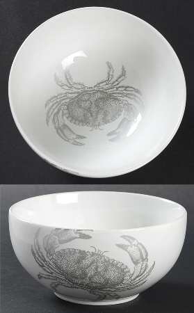 Coastal Life Silver (Gray) Soup/Cereal Bowl