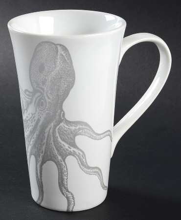 Coastal Life Silver (Gray) Latte Mug