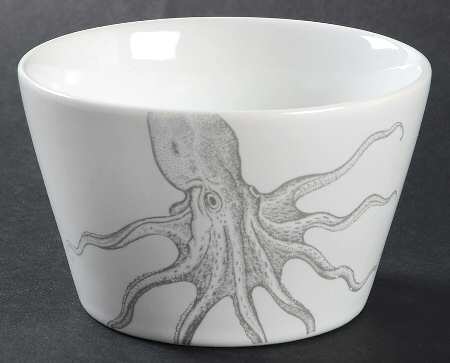Coastal Life Silver (Gray) Individual Appetizer Bowl