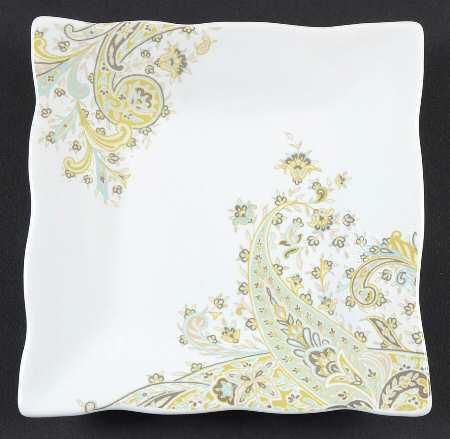 Surya Taupe Square Appetizer Plate