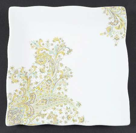 Surya Taupe Square Salad Plate