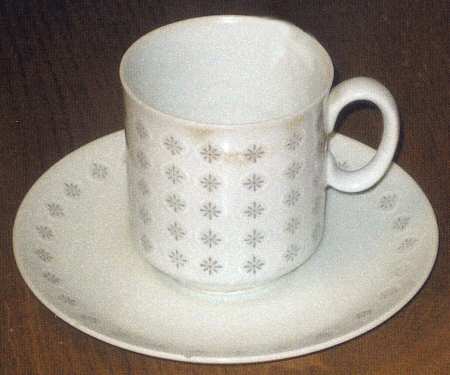 Daystar Flat Cup & Saucer Set