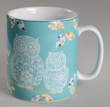 Lacy Owls Jumbo Mug