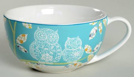 Lacy Owls Soup Mug
