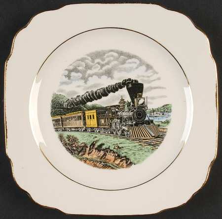 Engravings for the People Square Bread & Butter Plate