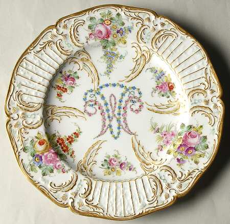 Marie Antoinette Dinner Plate