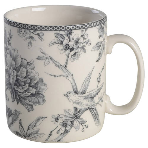 Adelaide Grey and White Jumbo Mug