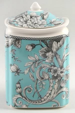 Adelaide Turquoise Medium Canister & Lid