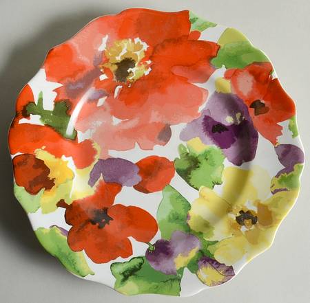 Pastiche White Salad Plate