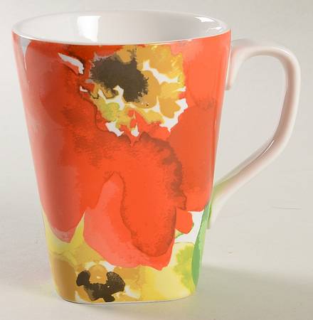 Pastiche White Square Mug