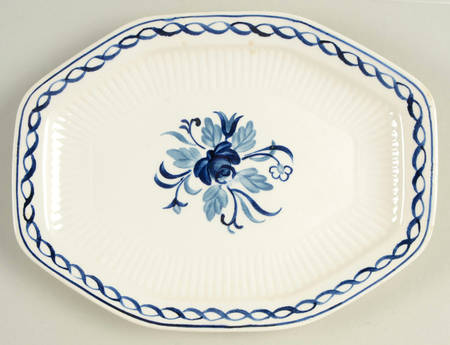 Baltic Blue (Older, Cream) Relish/Gravy Underplate