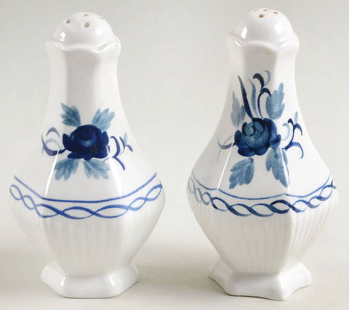 Baltic Blue (Older, Cream) Salt & Pepper Set